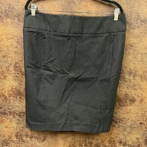 The Torie Skirt Black and White Pin Stripe Women's 12 Extremely Stretch